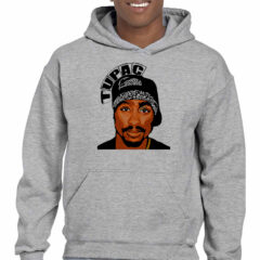 Ανδρικό φούτερ/Tupac (bandana), Φούτερ με τύπωμα.Tupac,rap,legend,famous,φούτερ με στάμπα,φούτερ ανδρικό,φούτερ με κουκούλα και τσέπες,φούτερ με εκτύπωση,hoodie.