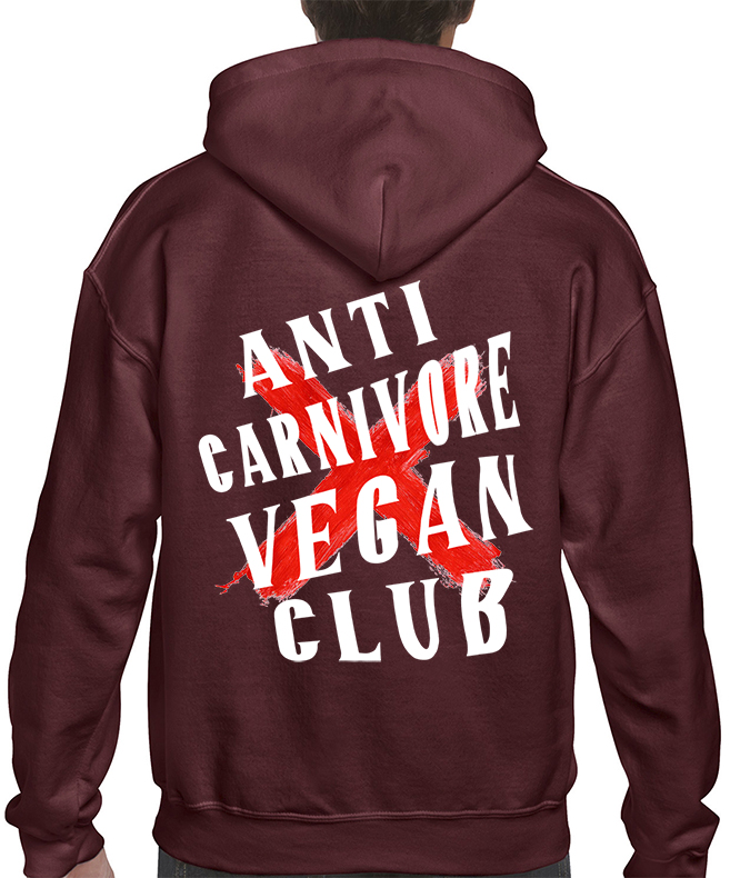 Aνδρικό φούτερ/ Anticarnivore club