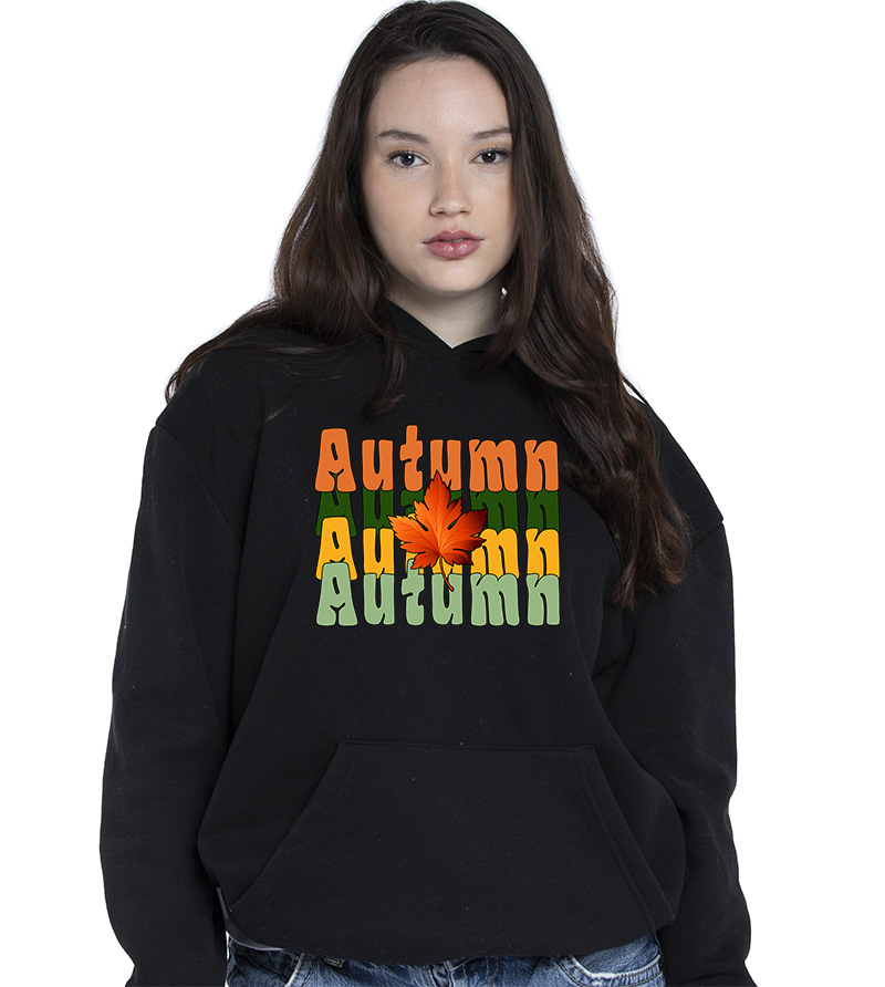 Γυναικείο φούτερ/Autumn typography