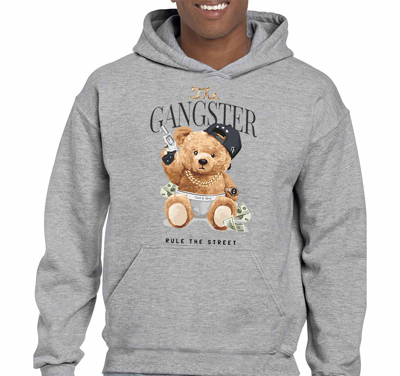Ανδρικό φούτερ/Gangster bear