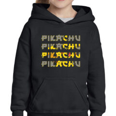 Παιδικό φούτερ/Pikachu, Φούτερ παιδικό,μάυρο, με σχέδιο,Πόκεμον,πίκατσου,pokemon,pikachu,japanese,print,kids,για κορίτσι,για αγόρι,χειμερινά φούτερ,στάμπα