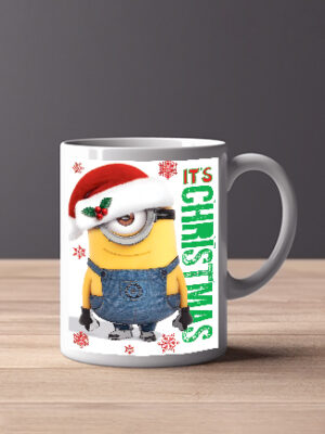 Κούπα με σχέδιο/Christmas minions, κούπα με σχέδιο,κούπα με εκτύπωση,κούπα με στάμπα,κούπα πορσελάνινη,λευκή κούπα,christmas,χριστούγεννα,χριστουγεννιάτικες κούπες,χριστουγεννιάτικες στάμπες,minions.