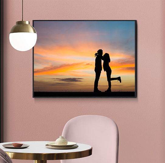 Καμβάς με σχέδιο/Couple sunset 90×50