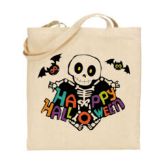 Tσάντα tote/Ηalloween skeleton, υφασμάτινη τσάντα με σχέδιο σκελετός,χάλογουιν,skull,skeleton,halloween,colorful,πολύχρωμο, Υφασμάτινες τσάντες με σχέδιο,βαμβακερές,tote bags,cotton bags,τσάντες με τύπωμα,στάμπα.