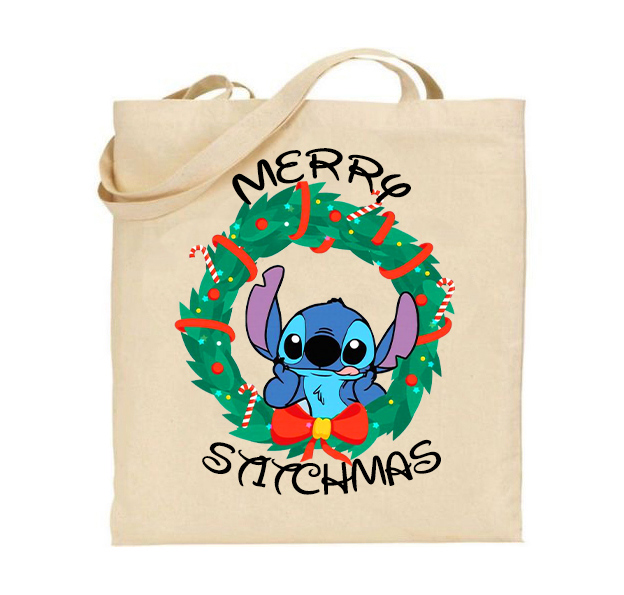 Tσάντα tote/Merry Stitchmas