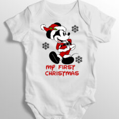 Βρεφικό φορμάκι/Christmas mickey, φορμάκι,φορμάκι για μωρά,μωρουδιακά ρούχα,ρούχα για μωρά,bebe,bebe clothes,φορμάκι με στάμπα,φορμάκι με σχέδιο,χριστούγεννα,χριστουγεννιάτικα σχέδια,mickey mouse,mickey,disney