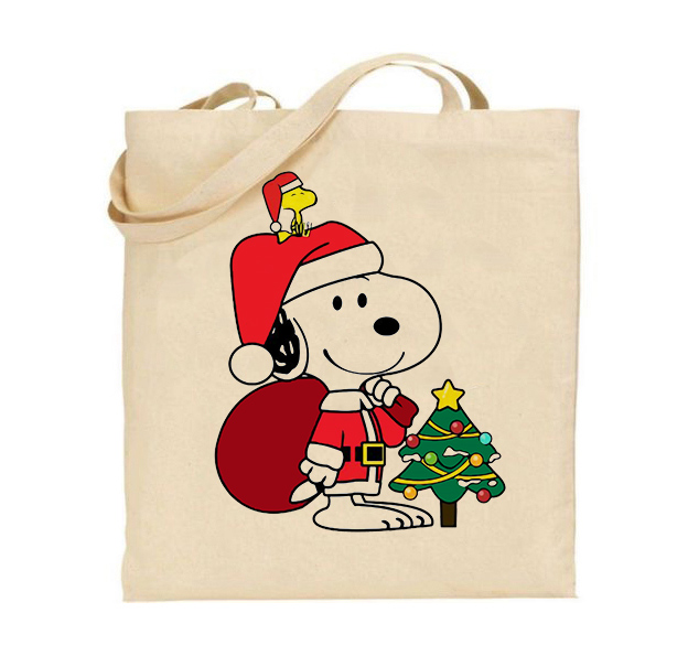 Tσάντα tote/Christmas Snoopy