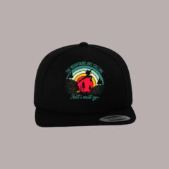 Καπέλο με σχέδιο/The nature lover's, καπέλο με στάμπα,καπέλο με εκτύπωση,καπέλο με σχέδιο,μάυρο καπέλο,snapback hat,straight,cup,hat,black hat,printed hat,nature,adventure,mountains,nature lovers.