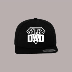 καπέλο με στάμπα,καπέλο με εκτύπωση,καπέλο με σχέδιο,μάυρο καπέλο,snapback hat,straight,cup,hat,black hat,printed hat,super dad,dads,father