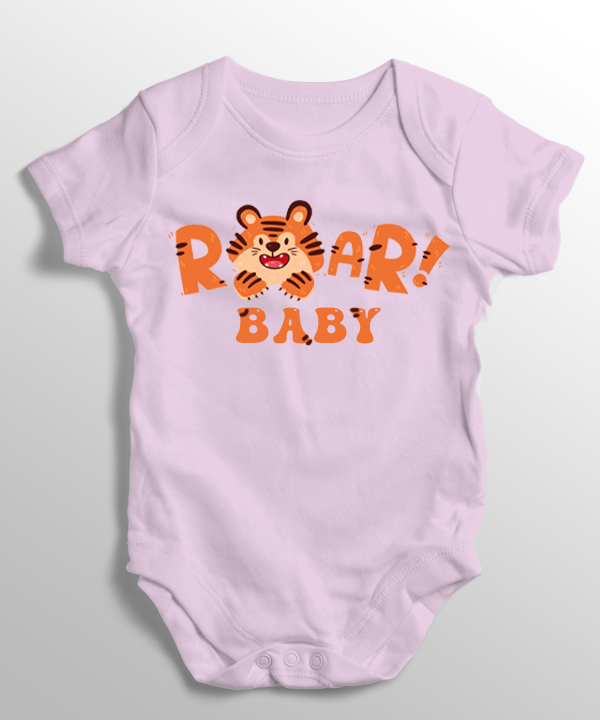 Βρεφικό φορμάκι roar baby pink