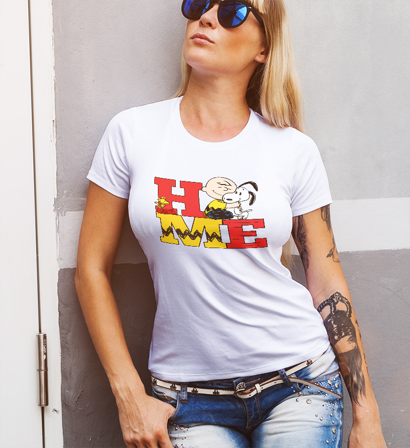 Γυναικείο μπλουζάκι με στάμπα/Snoopy home