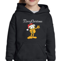 Παιδικό φούτερ/Garfield christmas,φούτερ με σχέδιο,φούτερ με στάμπα,φούτερ με τύπωμα,φούτερ με χριστουγεννιάτικο σχέδιο,γκάρφιλντ,καρτούν.