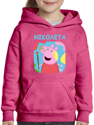 Παιδικό φούτερ /Peppa pig painter, Φούτερ παιδικό,μάυρο, με σχέδιο,γάτες,cats,cat lovers,animals,cartoon,παιδικό φούτερ με στάμπα,για αγόρι,για κορίτσι,χειμερινά φούτερ,spongebob,cartoon,nickelodeon,μπομπ σφουγγαράκης,παιδικά,καρτούν.