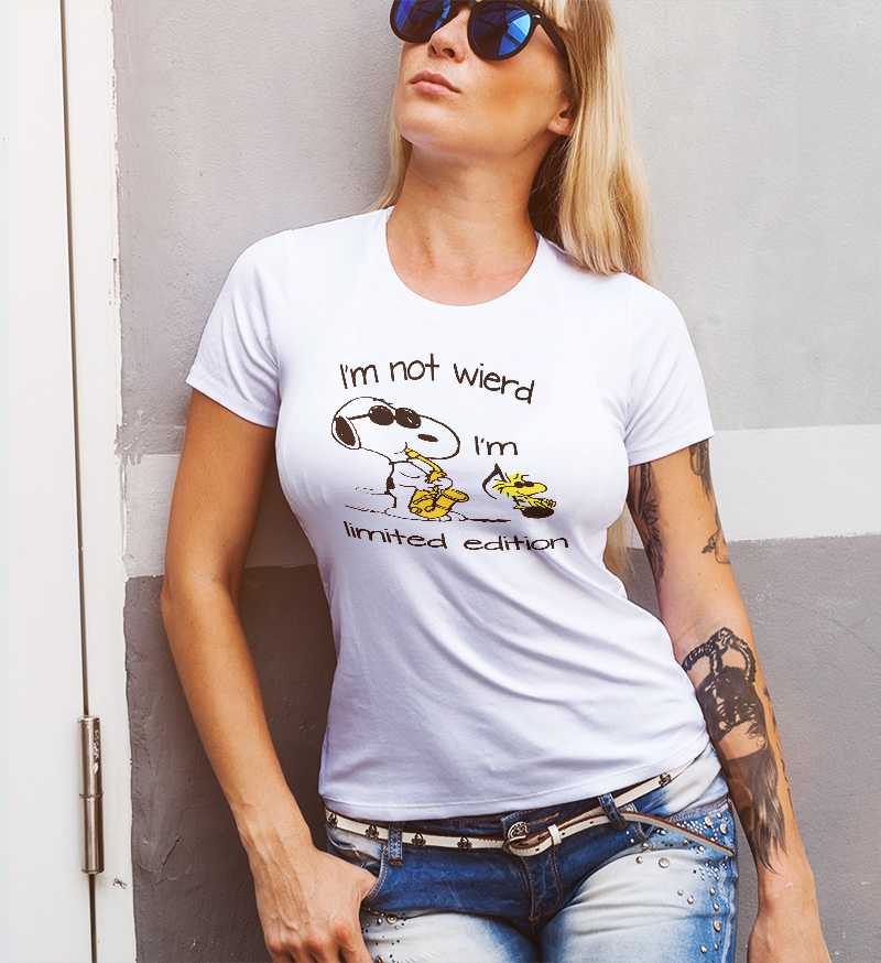 Γυναικείο μπλουζάκι με στάμπα/Snoopy limited edition