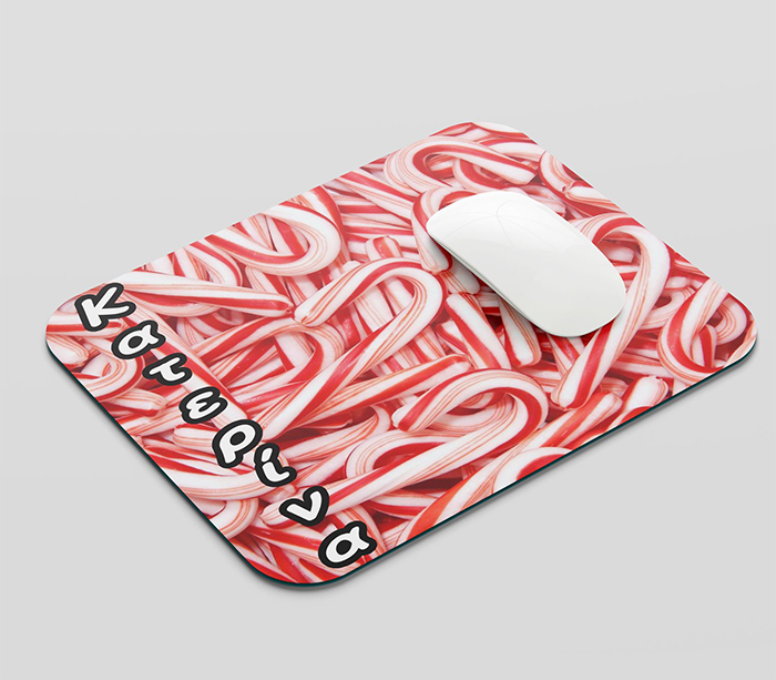 Mousepad με σχέδιο/candy cane