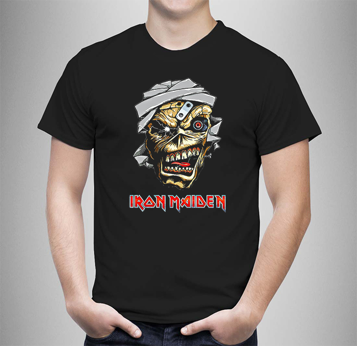 Μπλουζάκι με στάμπα/Iron maiden pirate