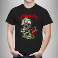 Μπλουζάκι με στάμπα/Metallica skull-apple, μπλουζάκι με τύπωμα,μπλουζάκι με ψηφιακή εκτύπωση,μπλουζάκι με συγκρότημα,music,music groups,metal band,rock.