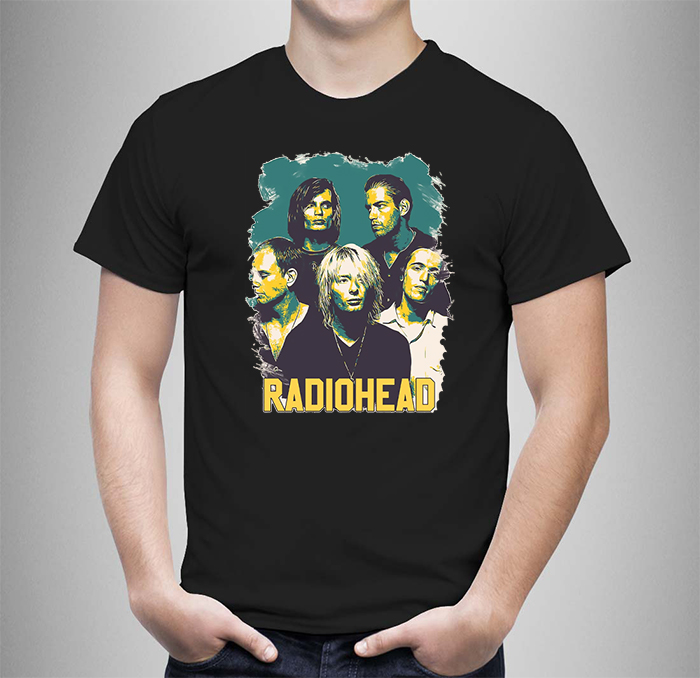Μπλουζάκι με στάμπα/Radiohead pastel poster