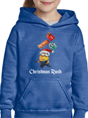 Παιδικό φούτερ/Minions christmas rush, χριστούγεννα,παιδικά φούτερ,παδικό φούτερ με εκτύπωση,καρτούν,σνούπι,παιδικά,στάμπα,στάμπες,minions,minion,tv-movies,cartoon,kids.