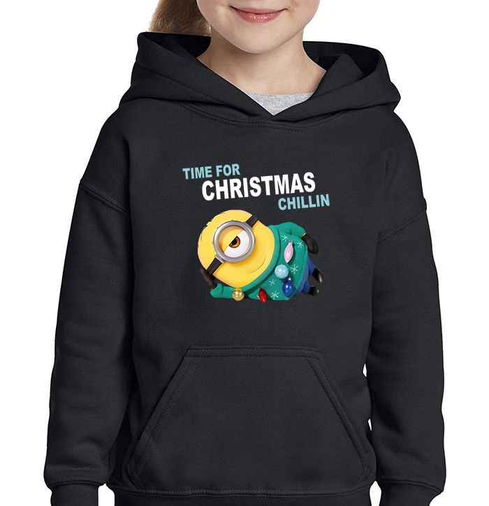 Παιδικό φούτερ/Minions christmas chilling