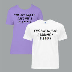 Σετ για γονείς/friends,μπλουζάκι με τύπωμα,λευκό μπλουζάκι με στάμπα,μπλουζάκι κοντομάνικο,μπλουζάκι με σχέδιο,t-shirt με σχέδιο,ανδρικό t-shirt,βαμβακερό μπλουζάκι.