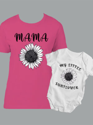 Σετ μαμά-κορη/Sunflower,matching set,clothing,baby,dad,lion king,disney, Σετάκι με στάμπα,για μπαμπά,γιό,λευκό μπλουζάκι με στάμπα,μπλουζάκι κοντομάνικο,μπλουζάκι με σχέδιο,t-shirt με σχέδιο,ανδρικό t-shirt,βαμβακερό μπλουζάκι.