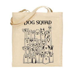 Τσάντα tote/Dog squad ,Τσάντα tote/Animal pattern, Τσάντα με σχέδιο ζώα του δάσους, Υφασμάτινες τσάντες με σχέδιο,βαμβακερές,tote bags,cotton bags,τσάντες με τύπωμα,στάμπα,dogs,dog lovers,τσάντα με τύπωμα σκύλος.