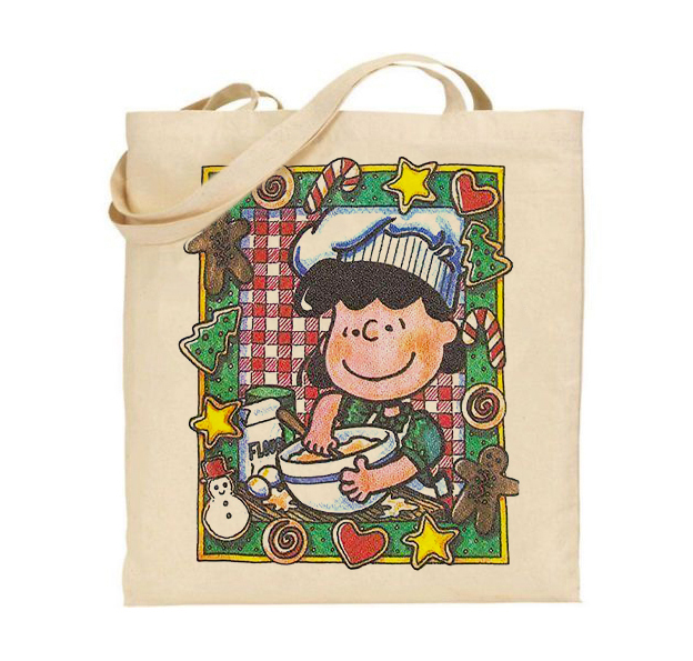Τσάντα tote/Snoopy christmas baking