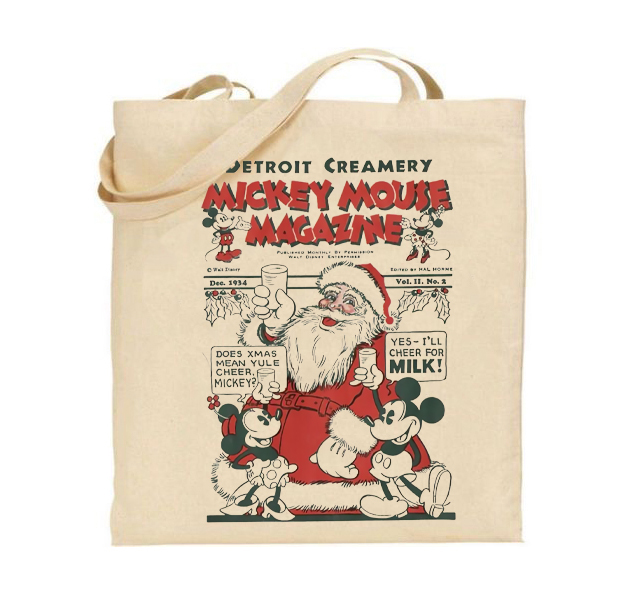Τσάντα tote/Mickey christmas magazine